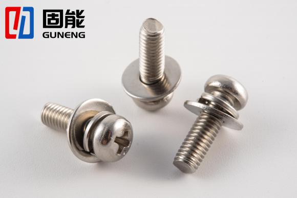 GB9074.8 十字槽小盤頭三組合機(jī)釘
